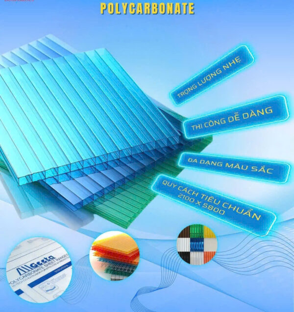 Tấm nhựa Polycarbonate (PC)